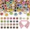 150PCS 12mm Sew-On Rhinestones – 25 Mixed Colors Crystal Glass Flatback Gems with Metal Base for DIY Crafts, Clothing, Thanksgiving & Christmas Decorations